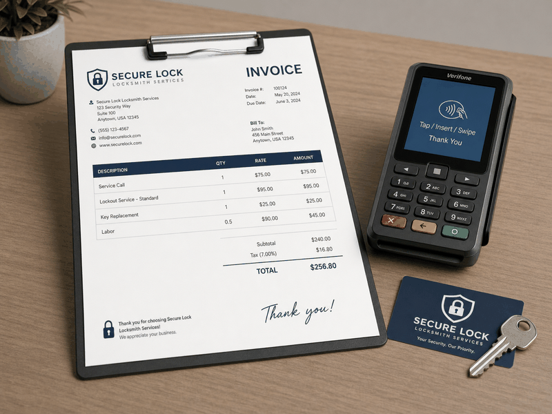 Dépannage serrure paiement