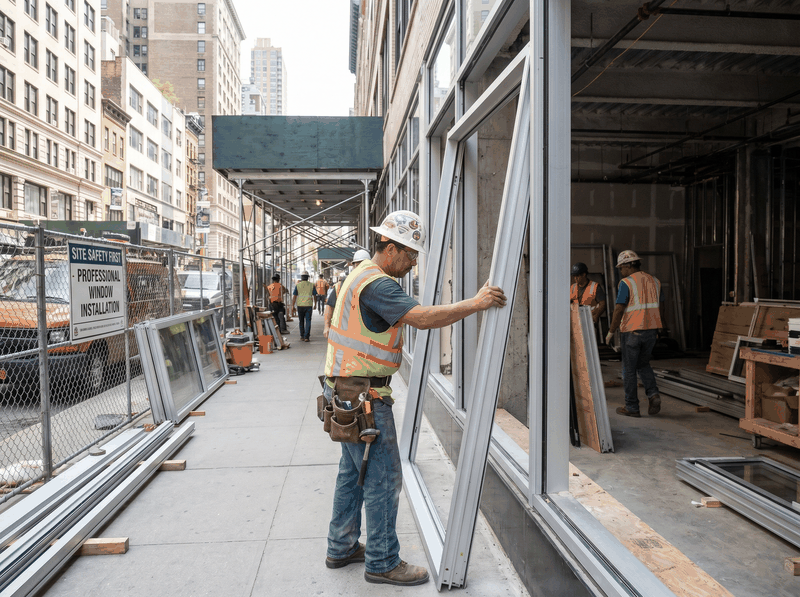 Installation de stores